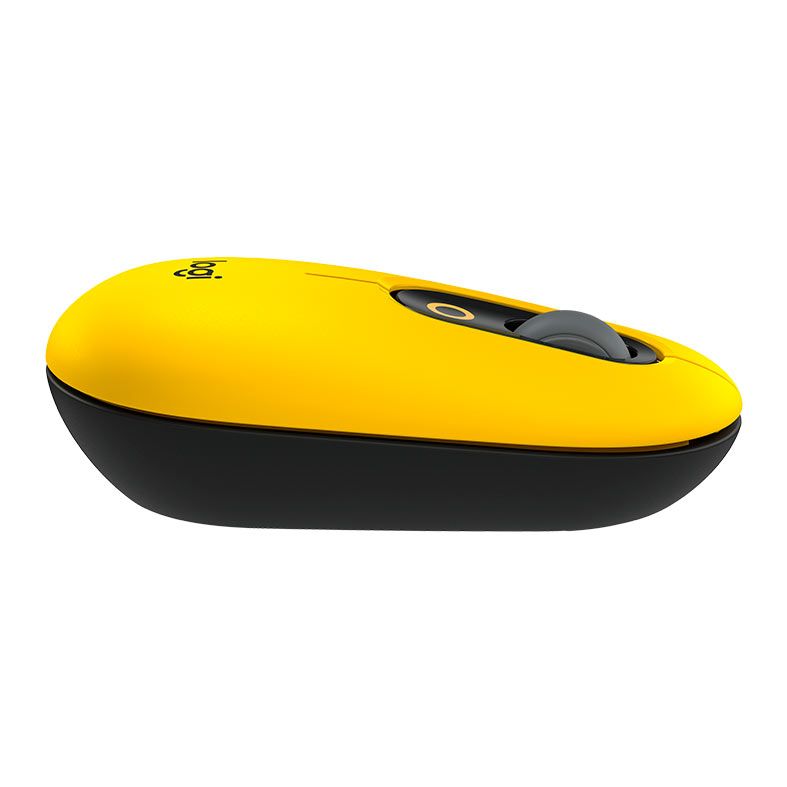 Mouse Logitech Pop Mouse, 4000DPI, 4 Botoes, Amarelo Blast, 910-006549