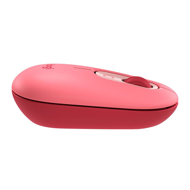 Mouse Logitech Pop Mouse, 4000DPI, 4 Botoes, Rosa Heartbreaker, 910-006551