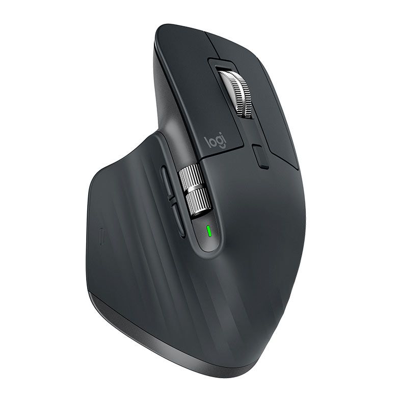 Mouse Logitech MX Master 3S, 8000DPI, 6 Botoes, Grafite, 910-006561