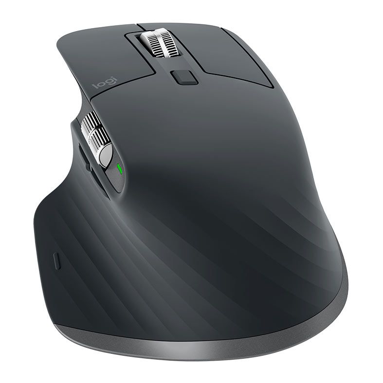 Mouse Logitech MX Master 3S, 8000DPI, 6 Botoes, Grafite, 910-006561