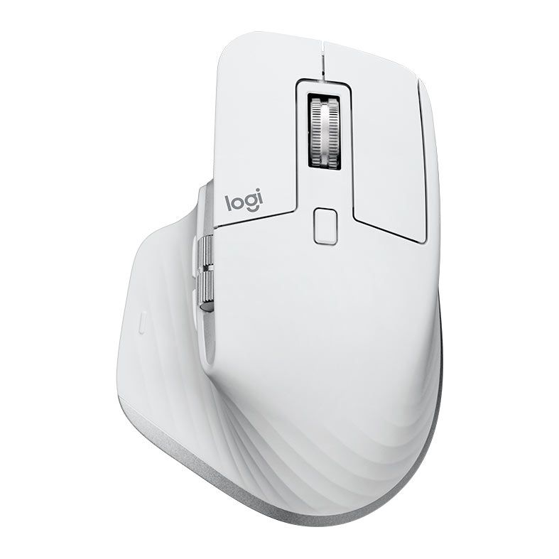 Mouse Logitech MX Master 3S, Bluetooth, 8000DPI, 6 Botoes, Branco, 910-006562