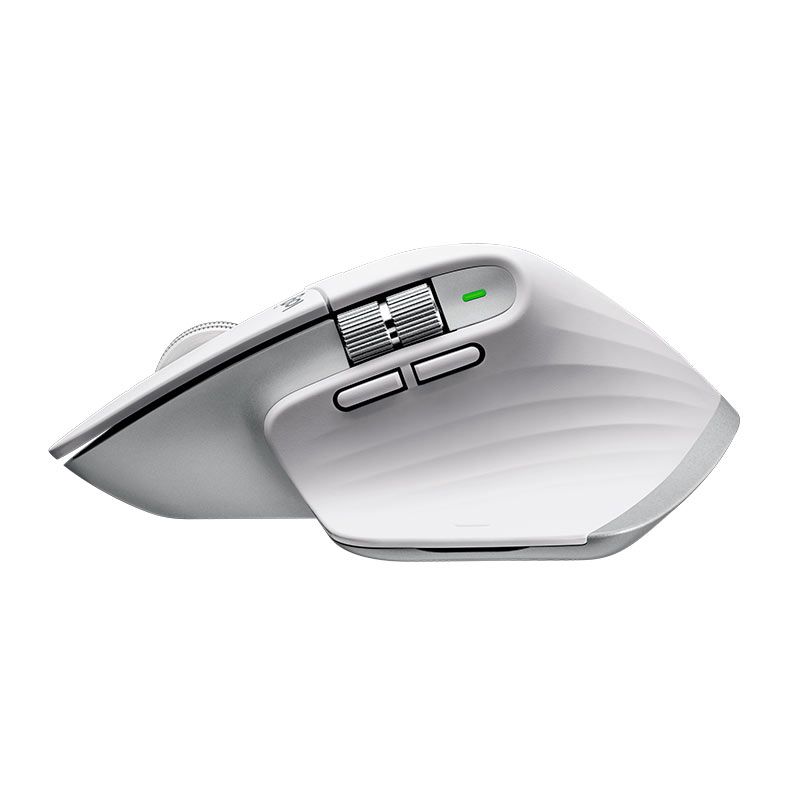 Mouse Logitech MX Master 3S, Bluetooth, 8000DPI, 6 Botoes, Branco, 910-006562