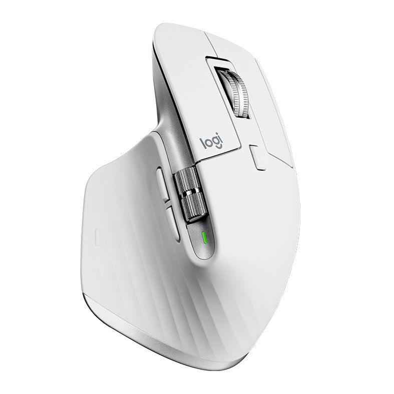 Mouse Logitech MX Master 3S, Bluetooth, 8000DPI, 6 Botoes, Branco, 910-006562