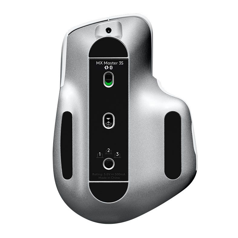 Mouse Logitech MX Master 3S, Bluetooth, 8000DPI, 6 Botoes, Branco, 910-006562