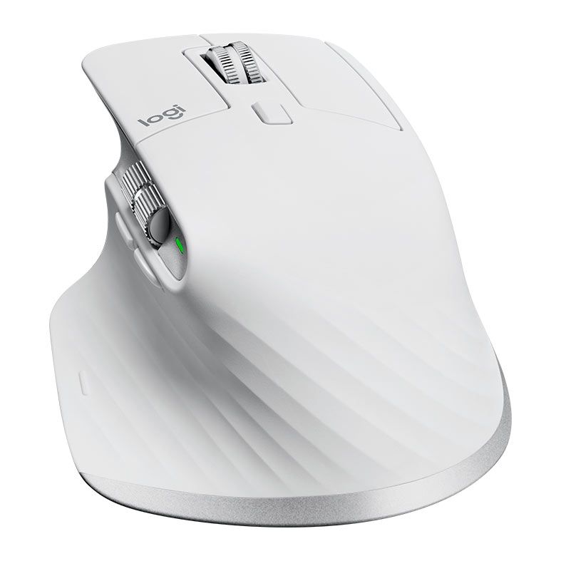 Mouse Logitech MX Master 3S, Bluetooth, 8000DPI, 6 Botoes, Branco, 910-006562
