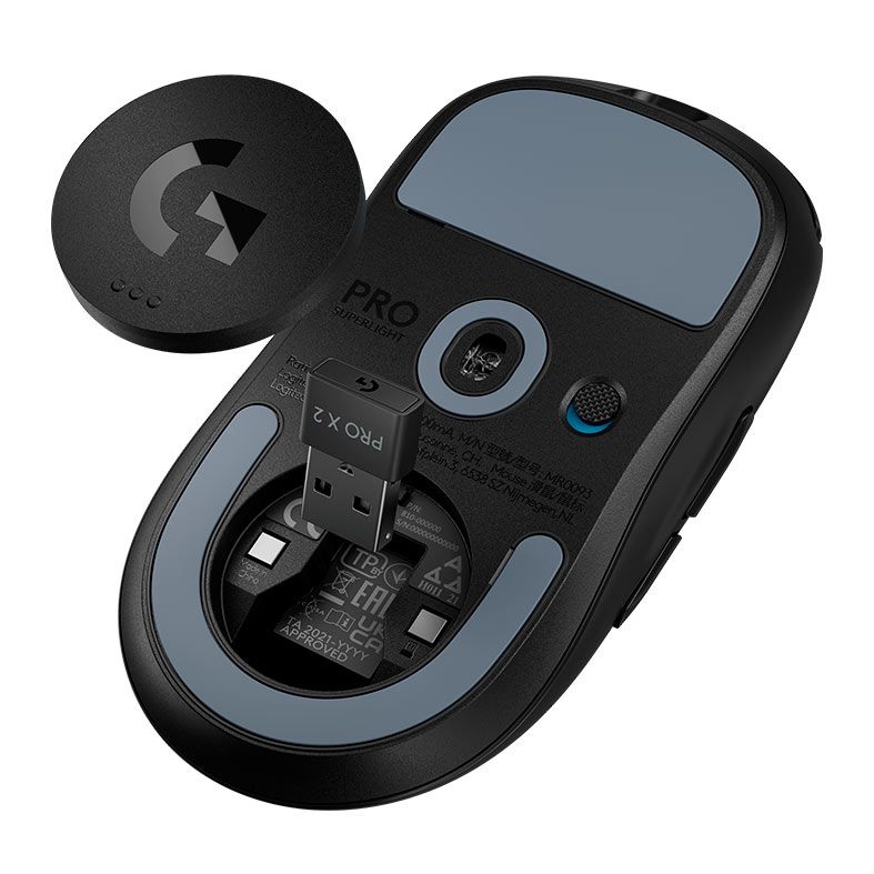 Mouse Gamer Logitech G Pro X Superlight 2, 32000DPI, 5 Botoes, Wireless, Preto, 910-006629