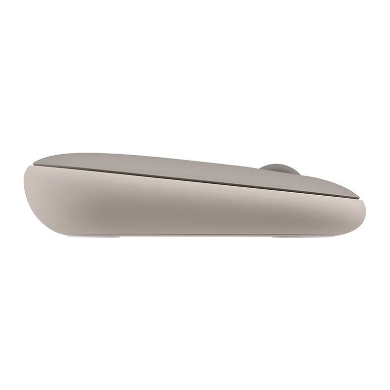 Mouse Logitech Pebble M350, Wireless, Cinza Areia, 910-006658