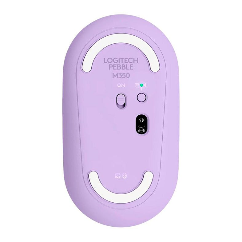 Mouse Logitech Pebble M350, Wireless, Lilas, 910-006659