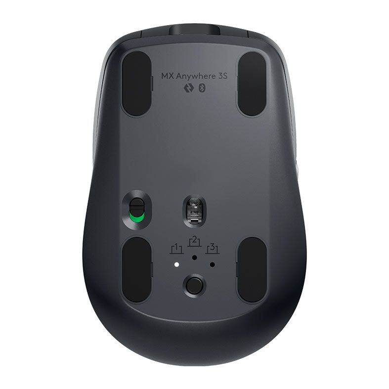 Mouse Logitech MX Anywhere 3S, Bluetooth, 8000DPI, 6 Botoes, Preto, 910-006932