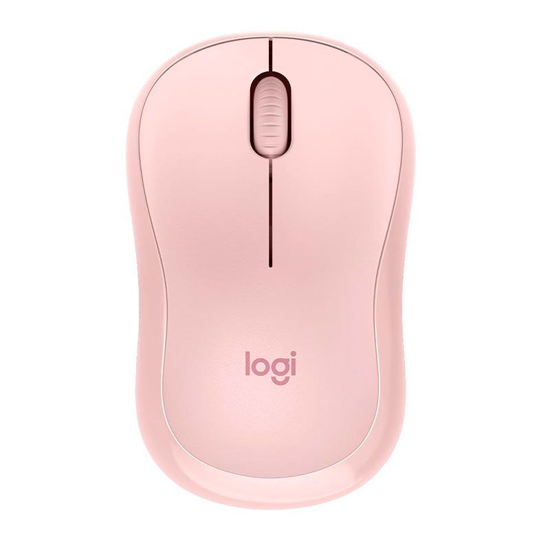 Mouse Logitech M240 Silent, Bluetooth, 1000DPI, 3 Botoes, Rosa, 910-007117