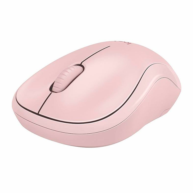 Mouse Logitech M240 Silent, Bluetooth, 1000DPI, 3 Botoes, Rosa, 910-007117