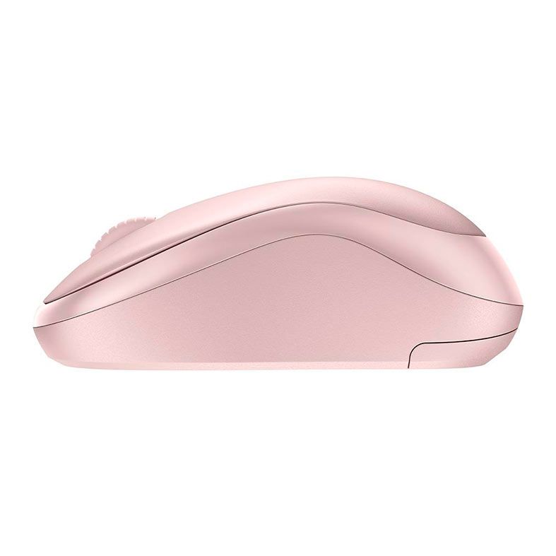 Mouse Logitech M240 Silent, Bluetooth, 1000DPI, 3 Botoes, Rosa, 910-007117