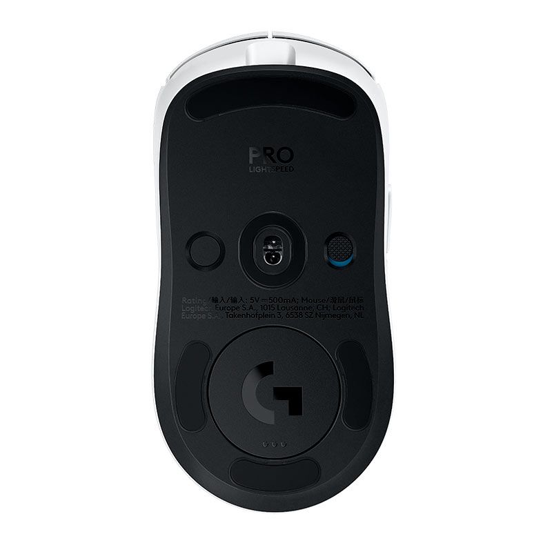 Mouse Gamer Logitech G Pro 2, RGB, 32000DPI, 8 Botoes, Wireless, Branco, 910-007301