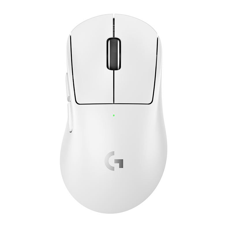 Mouse Logitech Pro X Superlight 2 Dex, 5 Botoes, Wireless, Branco