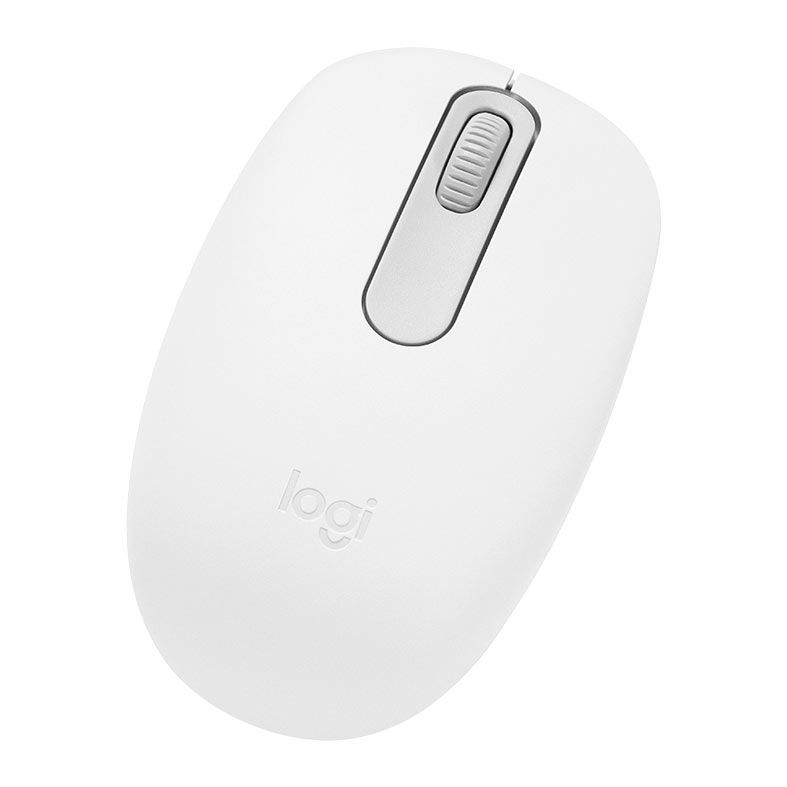 Mouse Gamer Logitech M196, Bluetooth, 1000DPI, 3 Botoes, Branco, 910-007457