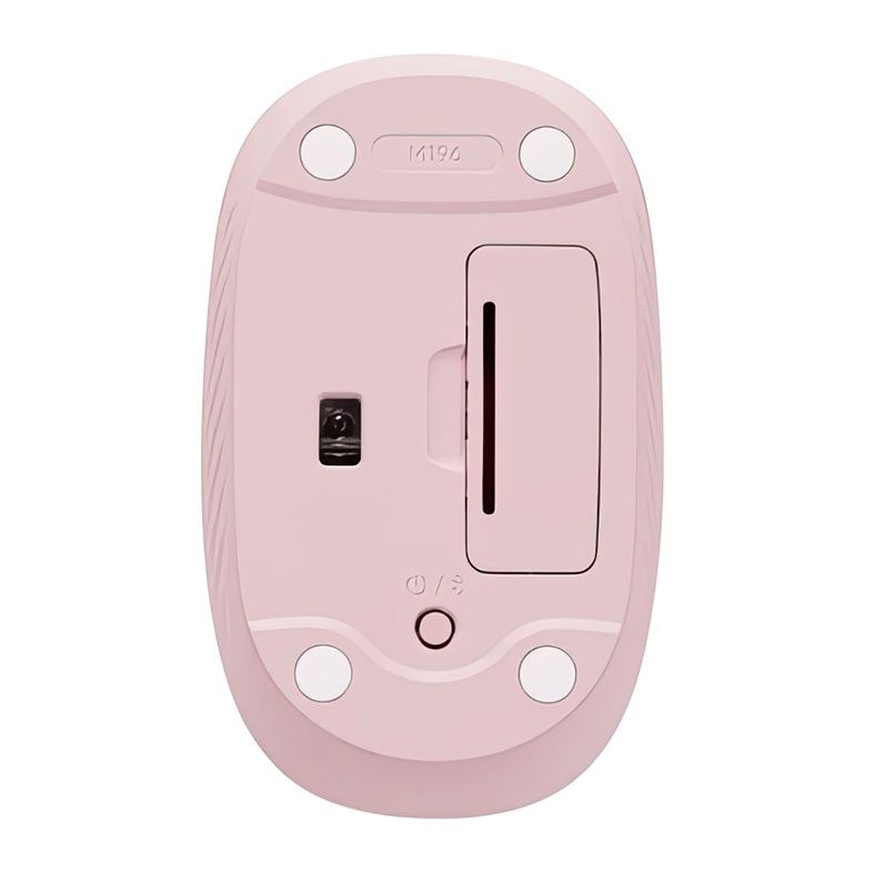 Mouse Gamer Logitech M196, Bluetooth, 1000DPI, 3 Botoes, Rosa, 910-007458