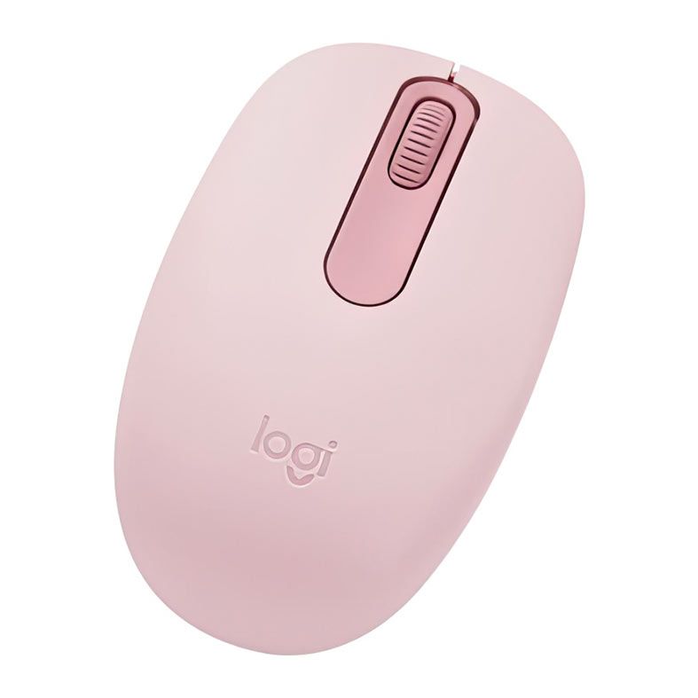 Mouse Gamer Logitech M196, Bluetooth, 1000DPI, 3 Botoes, Rosa, 910-007458