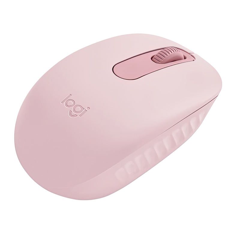 Mouse Gamer Logitech M196, Bluetooth, 1000DPI, 3 Botoes, Rosa, 910-007458