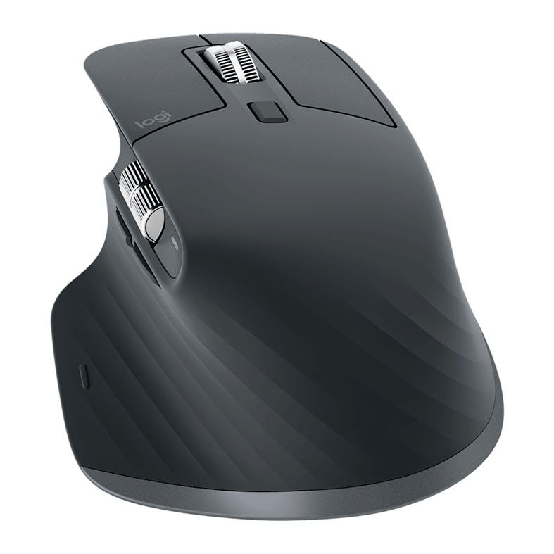 Mouse Logitech MX Master 3S, 8000DPI, 7 Botoes, Bluetooth , Grafite, 910-007502