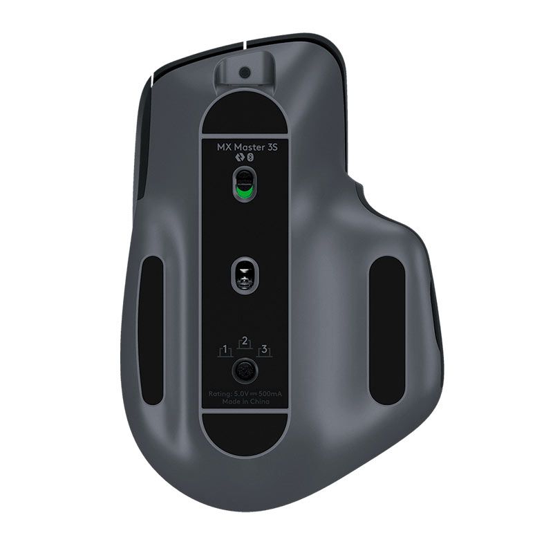 Mouse Logitech MX Master 3S, 8000DPI, 7 Botoes, Bluetooth , Grafite, 910-007502
