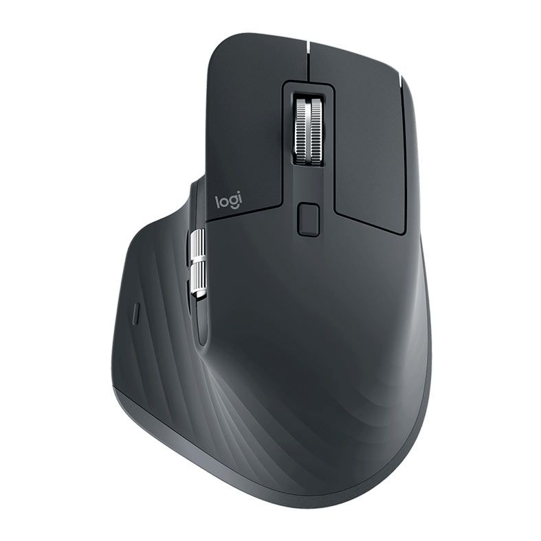 Mouse Logitech MX Master 3S, 8000DPI, 7 Botoes, Bluetooth , Grafite, 910-007502