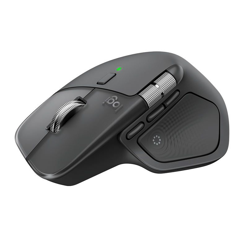 Mouse Logitech MX Master 4, 8000DPI, 8 Botoes, Wireless, Grafite, 910-007565
