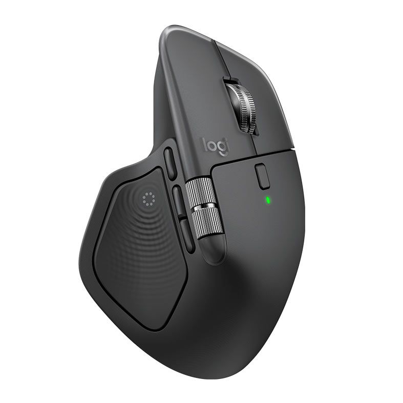 Mouse Logitech MX Master 4, 8000DPI, 8 Botoes, Wireless, Grafite, 910-007565