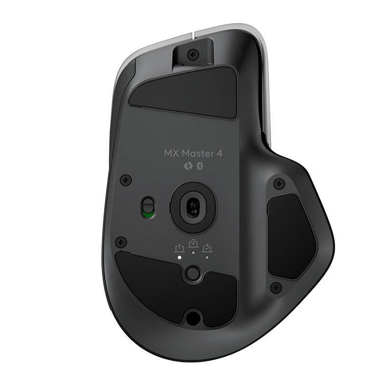 Mouse Logitech MX Master 4, 8000DPI, 8 Botoes, Wireless, Grafite, 910-007565