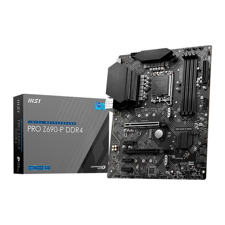 Placa Mae MSI PRO Z690-P DDR4, Socket LGA 1700, Chipset Z690, 911-7D36-002
