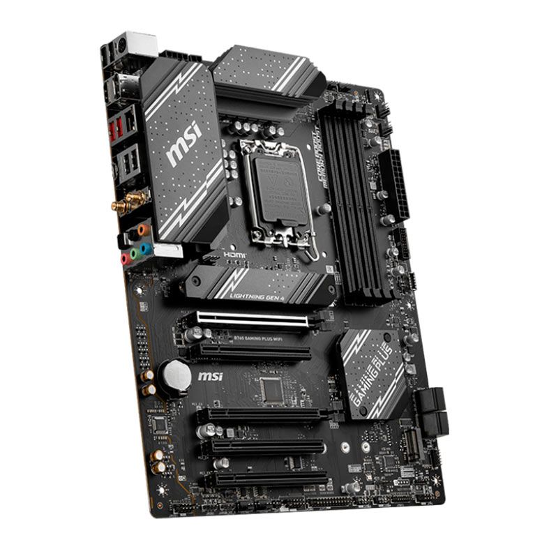 Placa Mae MSI B760 Gaming Plus WI-FI, DDR5, Socket LGA 1700, ATX, Chipset Intel B760, B760-GAMING-PLUS-WIFI