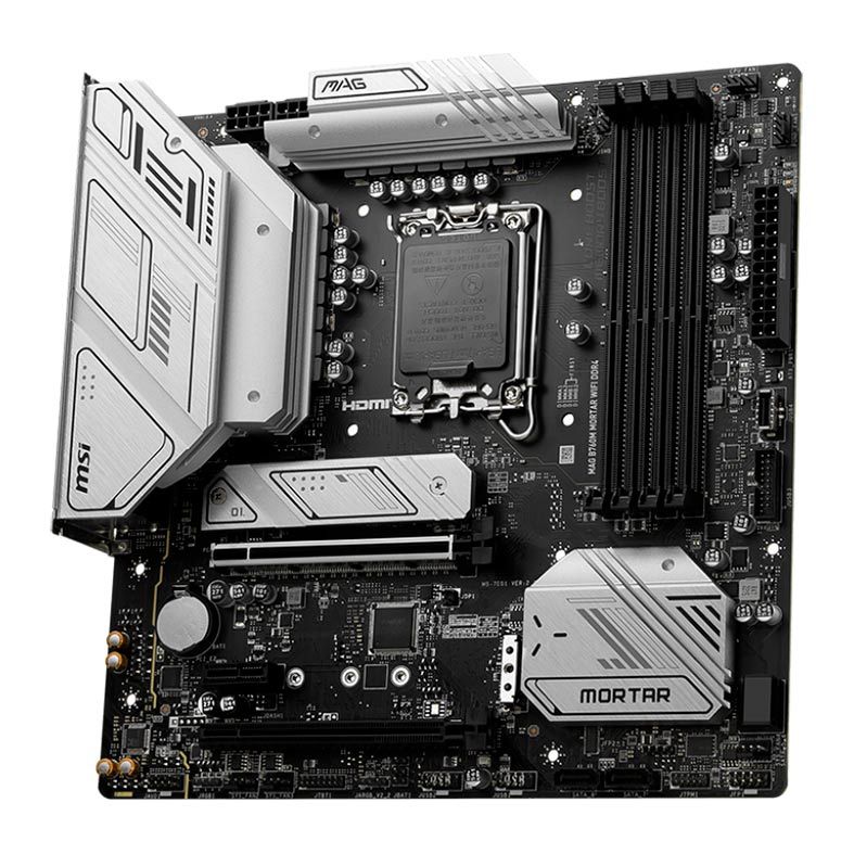 Placa Mae MSI MAG B760M Mortar WIFI DDR4, Socket LGA 1700, Chipset B760, 911-7E01-008