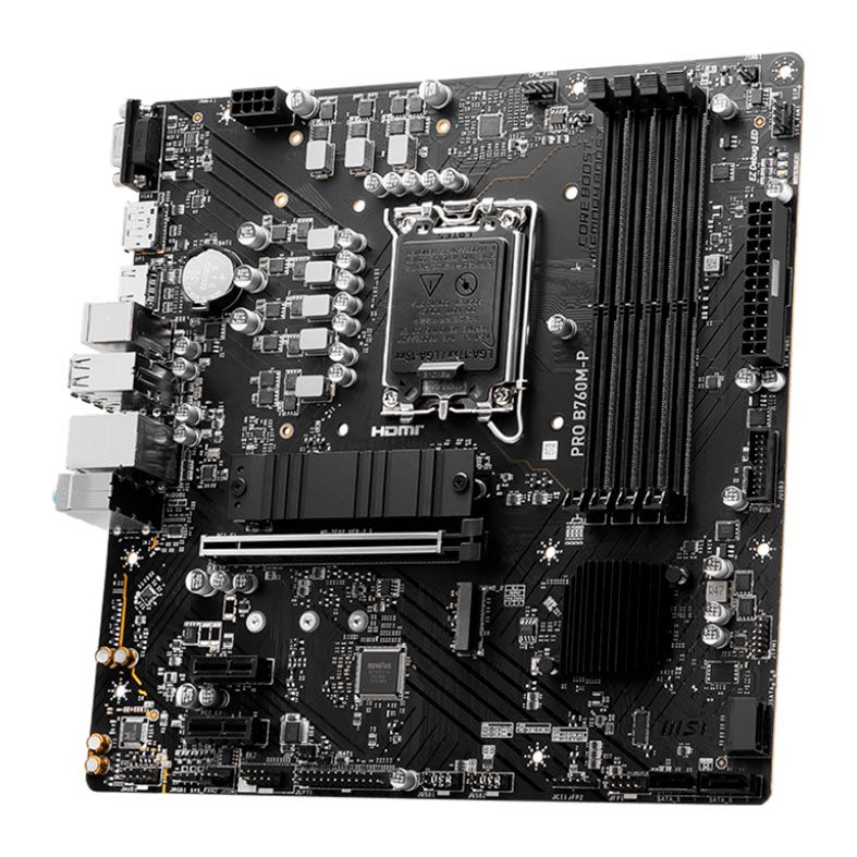 Placa Mae MSI PRO B760M-P DDR5, Socket LGA 1700, Chipset B760, PRO-B760M-P