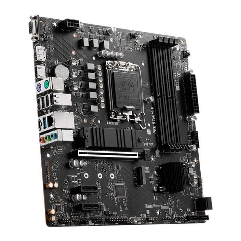 Placa Mae MSI PRO B760M-P DDR5, Socket LGA 1700, Chipset B760, PRO-B760M-P