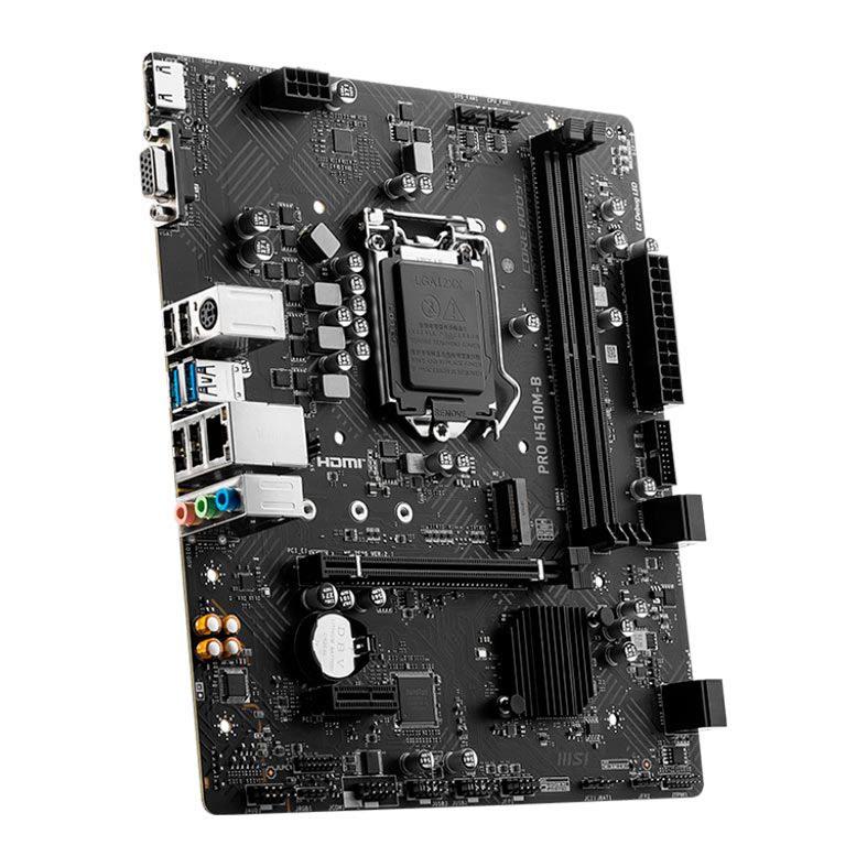 Placa Mae MSI PRO H510M-B, DDR4, Socket LGA1200, M-ATX, Chipset Intel H510, 911-7E05-004
