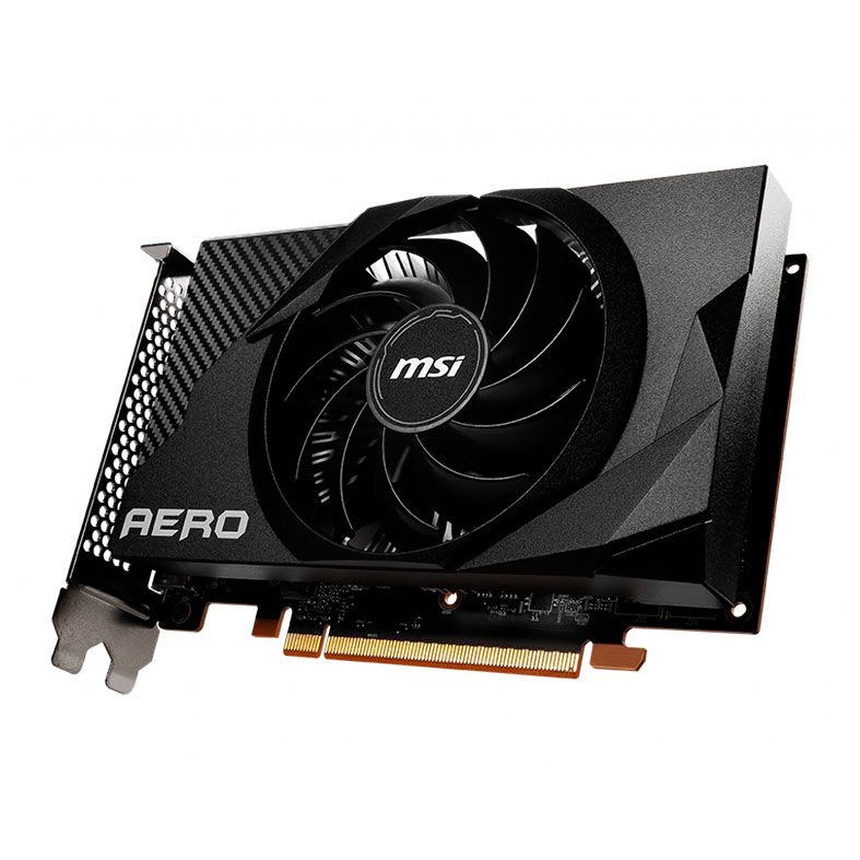 Placa de Video MSI Radeon RX 6400 Aero ITX, 4GB, GDDR6, 64-bit, 912-V508-004