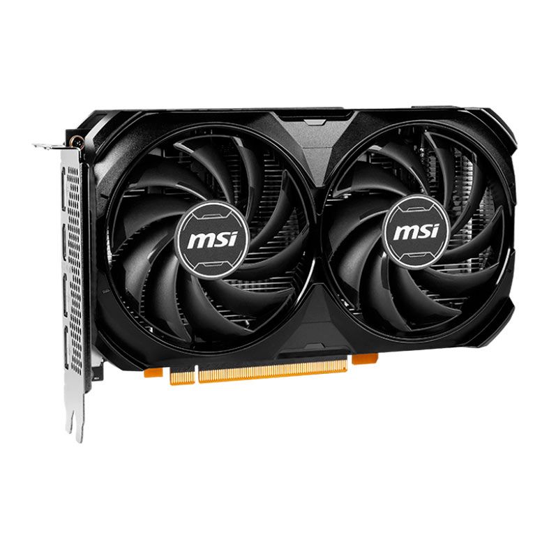 Placa de Video MSI GeForce RTX 4060 Ventus 2X Black OC, 8GB, GDDR6, 128-bit, 912-V516-209