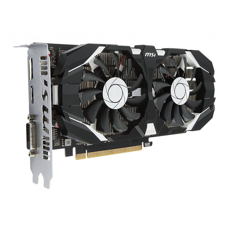 Placa de Video MSI GeForce GTX 1050 TI 4GT OC, 4GB, GDDR5, 128-bit, 912-V809-2272