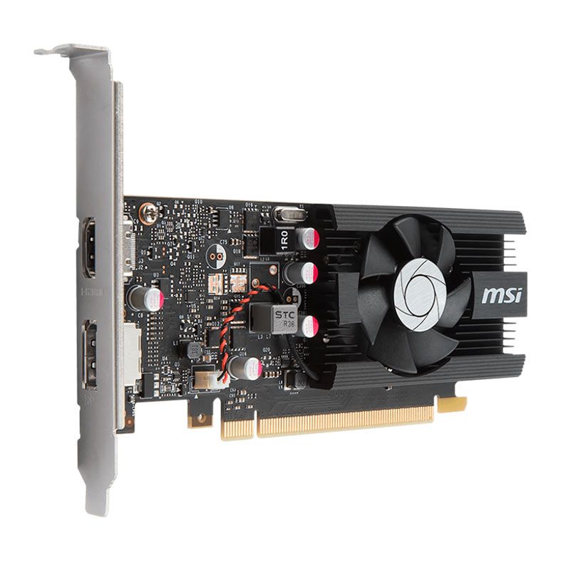 Placa de Video MSI GeForce GT 1030 Low Profile OC, 2GB, DDR4, 64-bit, 912-V809-4065-IMP