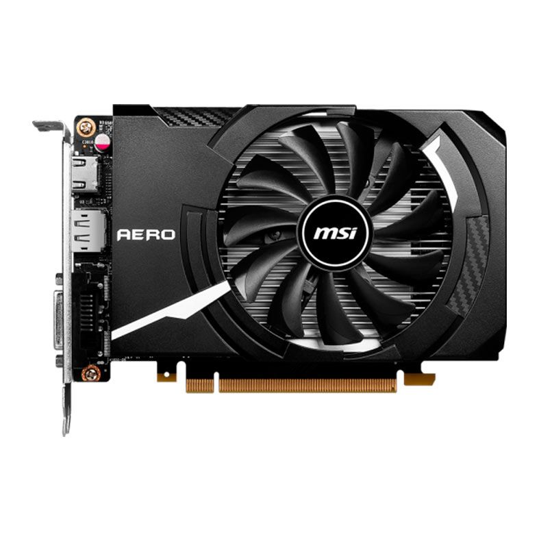 Placa de Video MSI GeForce GTX 1630 Aero ITX OC, 4GB, GDDR6, 64-bits, 912-V809-4205