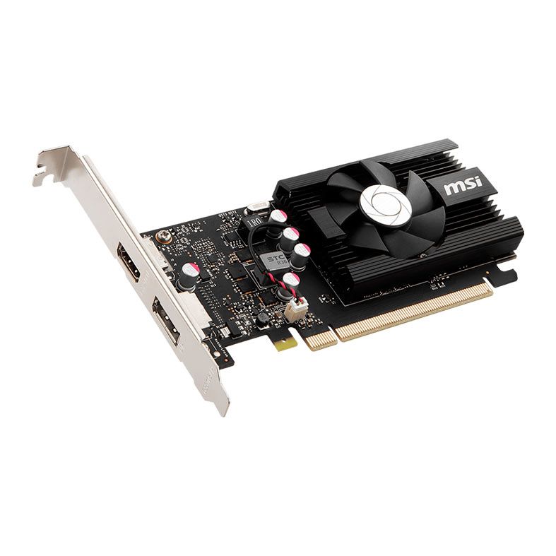 Placa de Video MSI GeForce GT 1030 4GD4 LP OC Edition, 4GB, DDR4, 64-bit, 912-V812-001