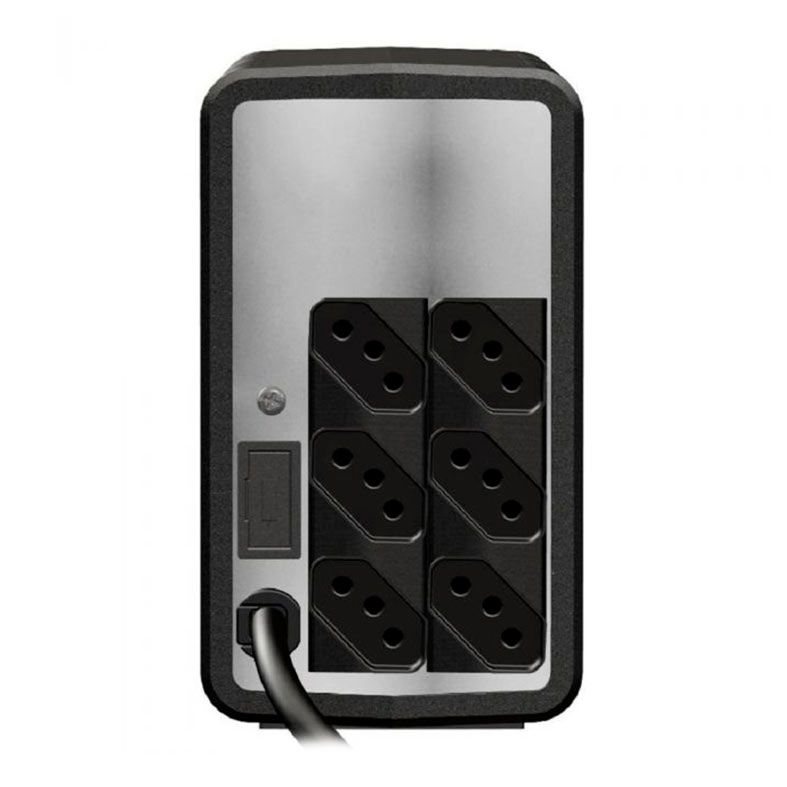 Nobreak NHS Mini 4, 600VA/300W, Entrada Bivolt, Saida 120V, Preto, 91.A1.006000