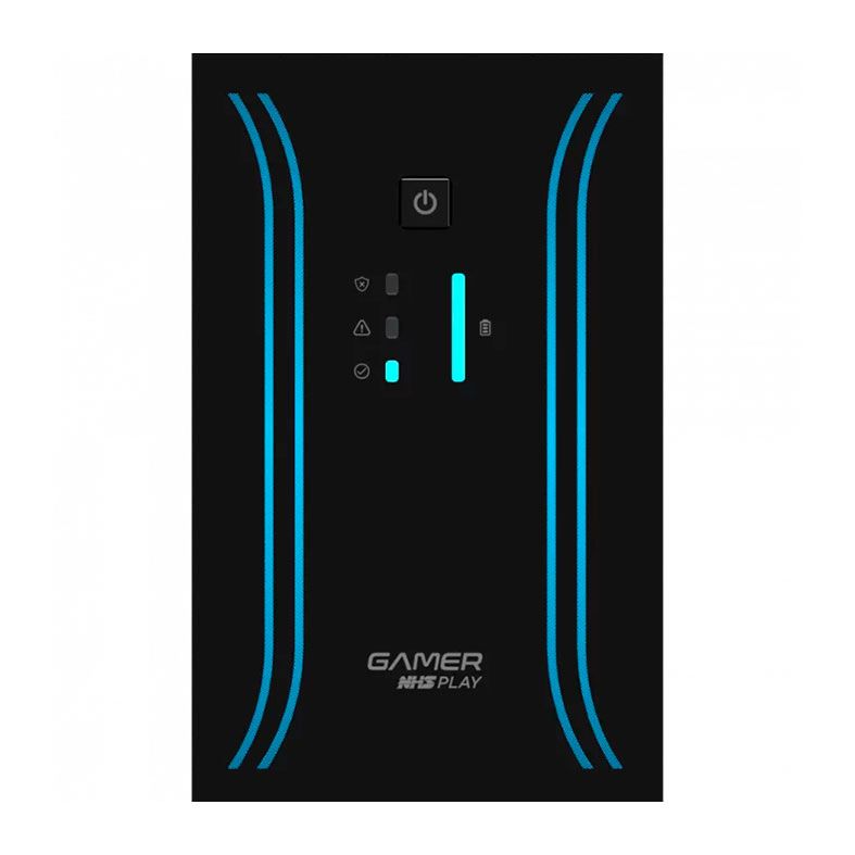 Nobreak Gamer NHS Play Senoidal, RGB, 1000VA/600W, Entrada Bivolt, Saida 120V, Preto, 91.G0.010000