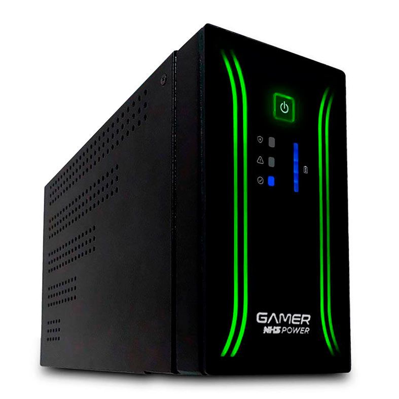Nobreak Gamer NHS Power Senoidal, RGB, 1400VA/840W, Entrada Bivolt, Saida 120V, Preto, 91.G0.014000
