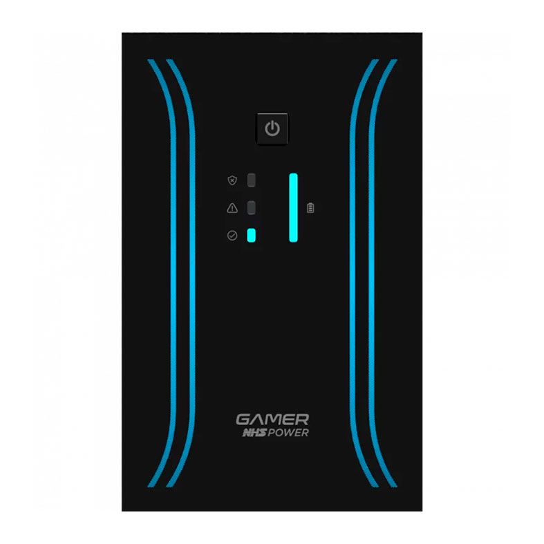 Nobreak Gamer NHS Power Senoidal, RGB, 1400VA/840W, Entrada Bivolt, Saida 120V, Preto, 91.G0.014000