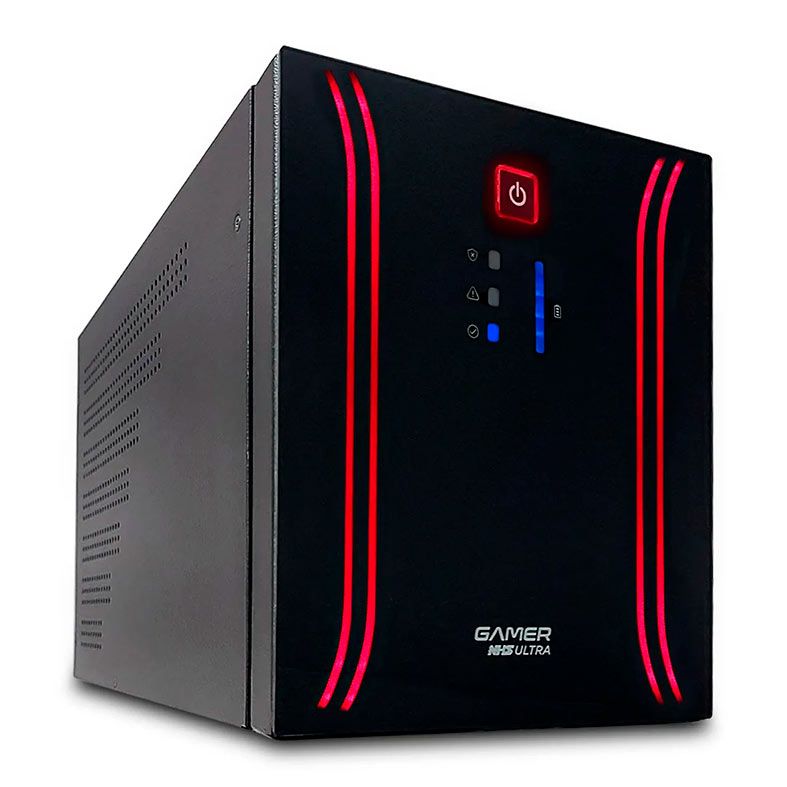 Nobreak Gamer NHS Ultra Senoidal, RGB, 1400VA/840W, Entrada Bivolt, Saida 120V, Preto, 91.G0.014100