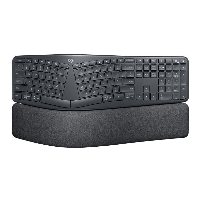 Teclado Logitech Ergo K860, Wireless, Preto, 920-009169