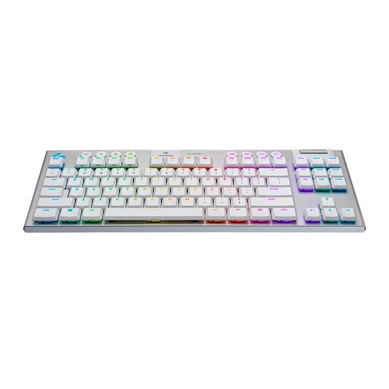 Teclado Mecanico Logitech G915 TKL Tactile RGB Branco, 920-009660