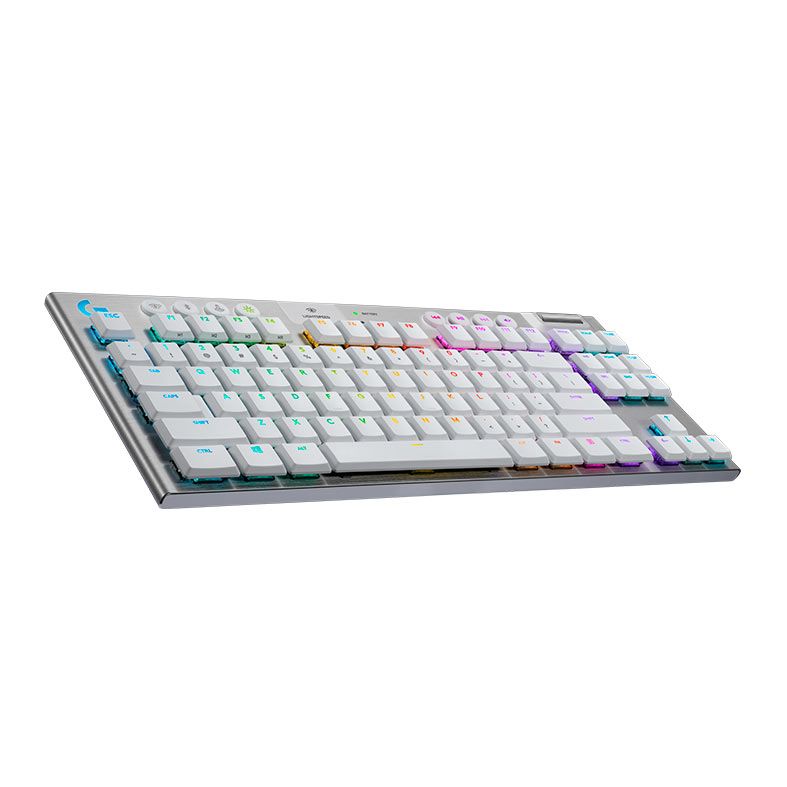 Teclado Mecanico Logitech G915 TKL Tactile RGB Branco, 920-009660