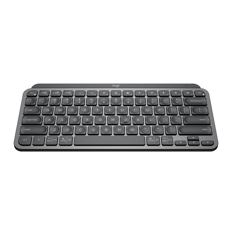 Teclado Sem Fio Logitech MX Keys Mini, Iluminacao Smart, Easy-Switch, Grafite, 920-010505