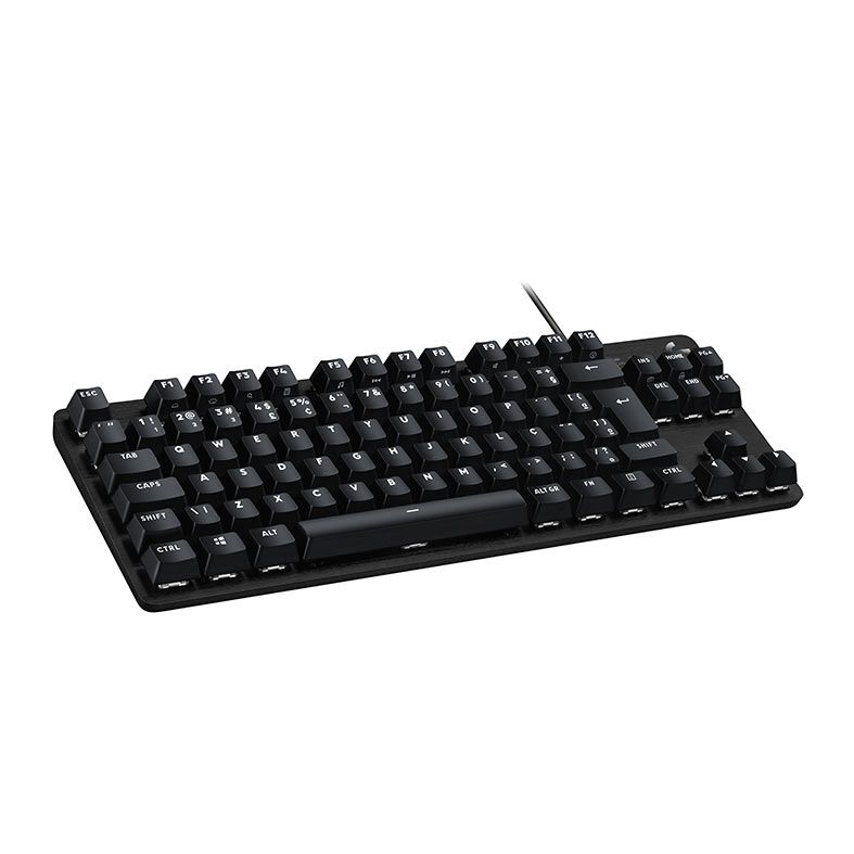 Teclado Mecanico Gamer Logitech G413 TKL SE, Led Branco, ABNT2, Preto, 920-010562